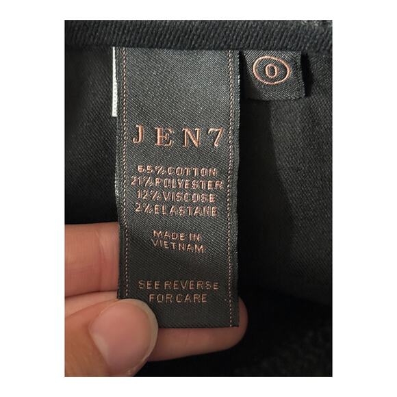 Jen7 Jeans Pull-on Skinny Classic Black size 0 - Picture 4 of 6